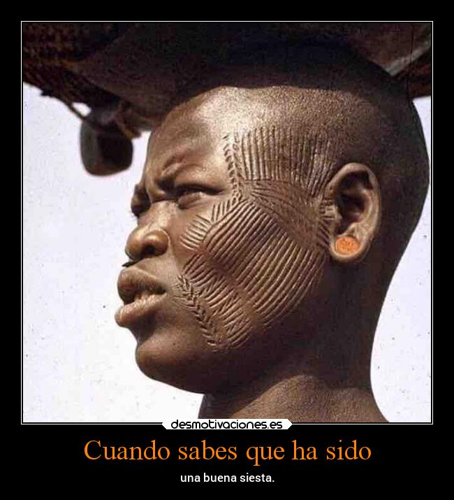 Cuando sabes que ha sido - 