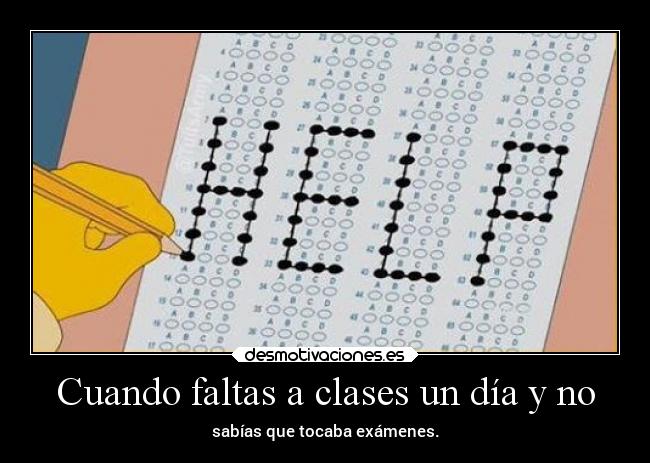 carteles examenes humor andrew thesmokingpoet desmotivaciones