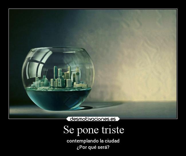 Se pone triste - 