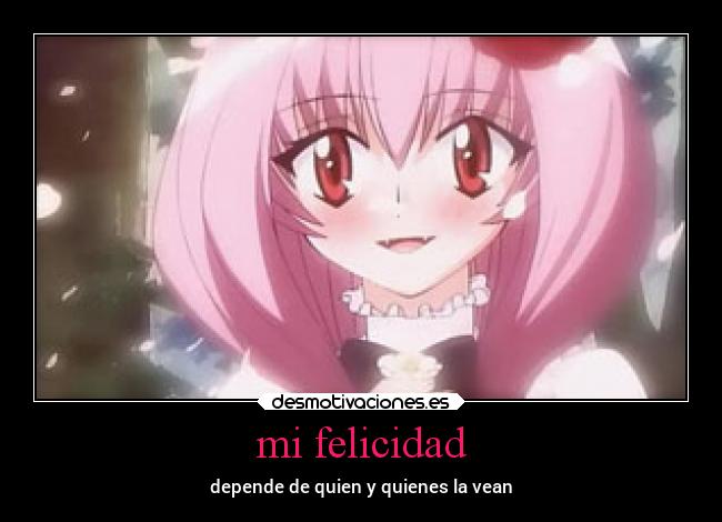mi felicidad - depende de quien y quienes la vean
