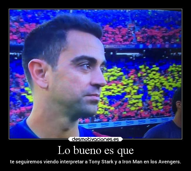 carteles futbol despedida xavi ironman desmotivaciones