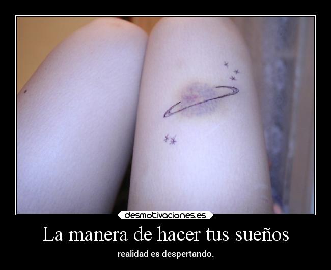 La manera de hacer tus sueños - realidad es despertando.