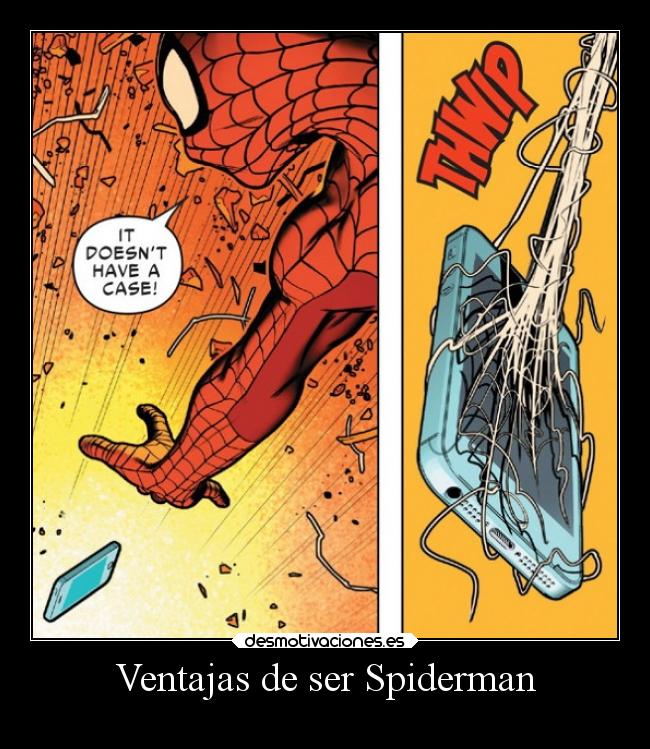 carteles hipster ventajas ser spiderman descripcion smartphone sentido aracnido telarana red pillar alvuelo desmotivaciones