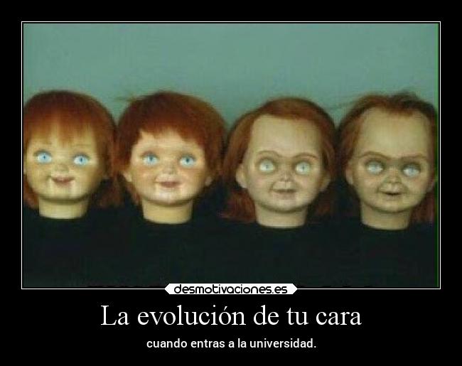 La evolución de tu cara -