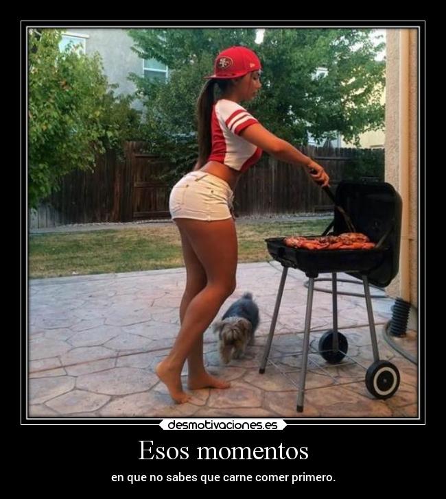 Esos momentos - en que no sabes que carne comer primero.