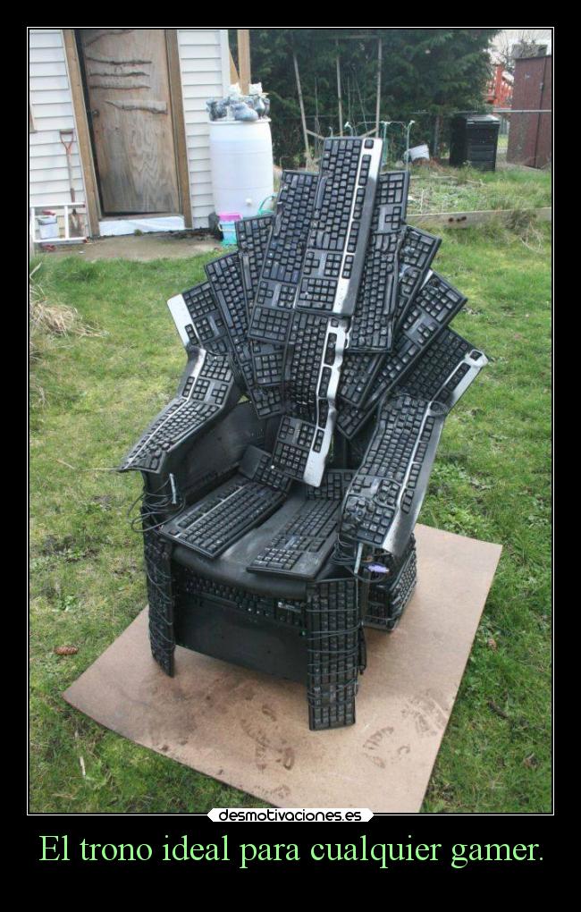 El trono ideal para cualquier gamer. -
