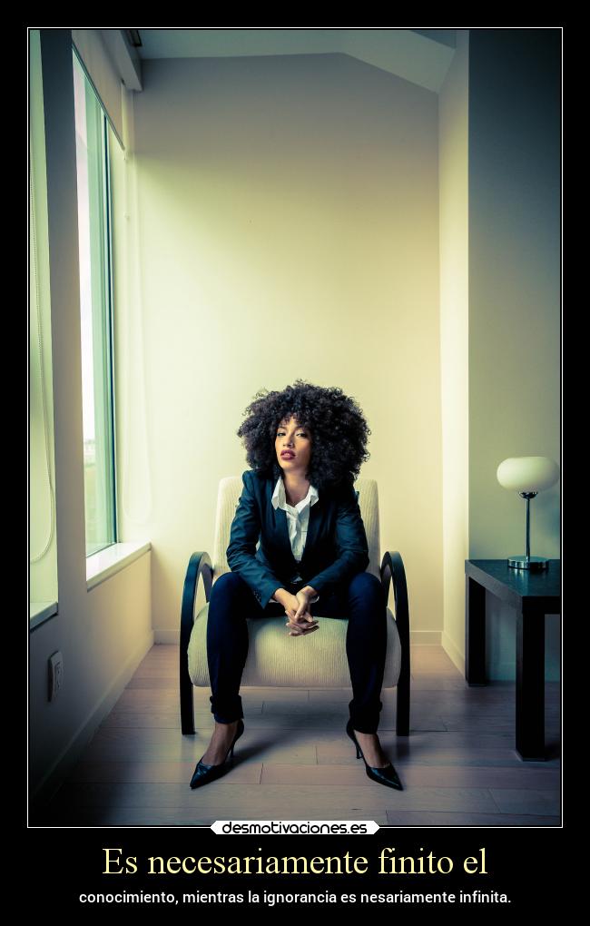 Es necesariamente finito el - 