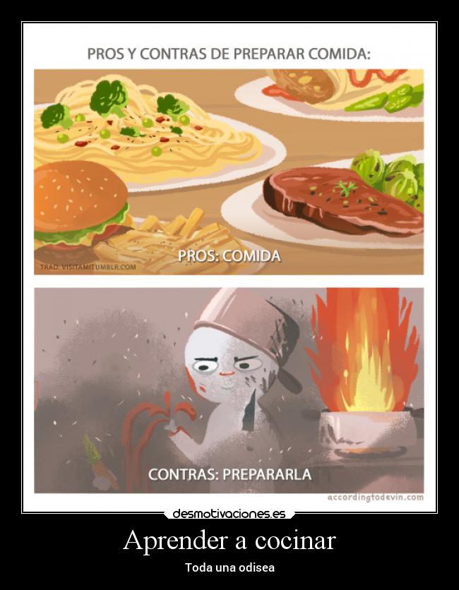 Aprender a cocinar -