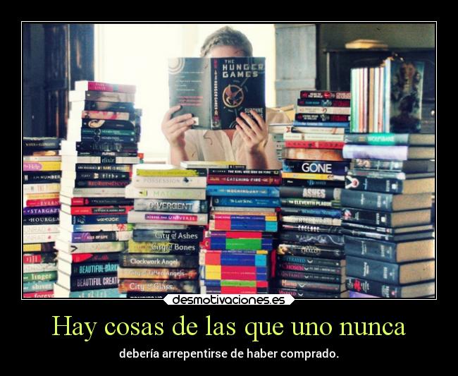 carteles literatura libros desmotivaciones