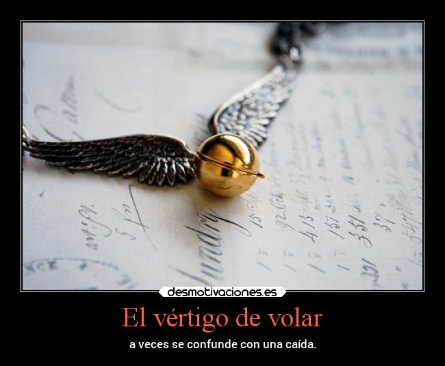 El vértigo de volar -
