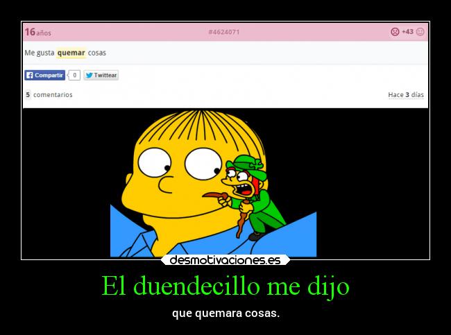 El duendecillo me dijo -