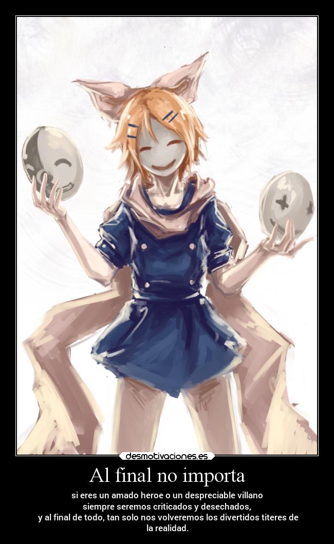 Al final no importa -