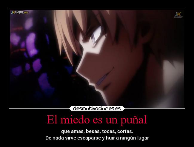 carteles miedo anime manga ansantsu kyoushitsu frase del tema nada maldra sal don lunfardo senor otario desmotivaciones