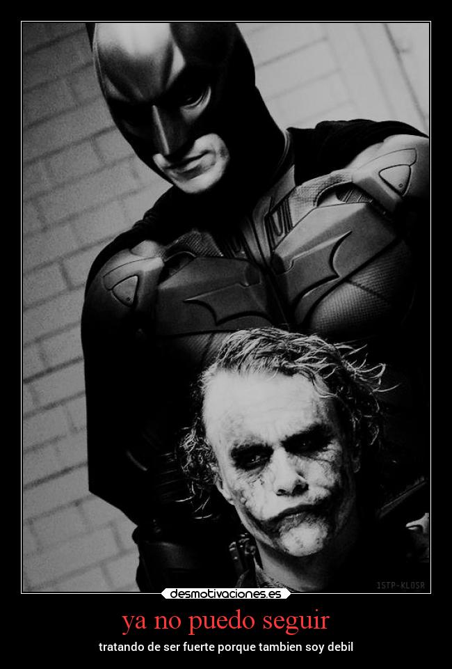 ya no puedo seguir -