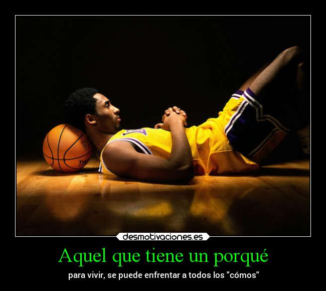 Aquel que tiene un porqué -