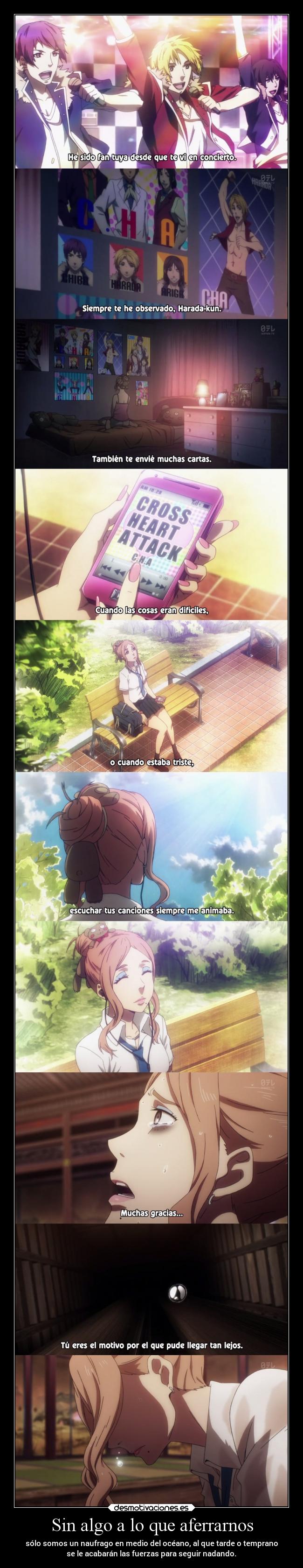 Sin algo a lo que aferrarnos -