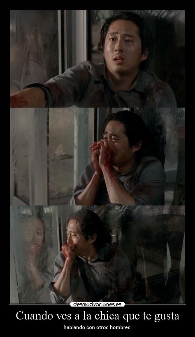 Cuando ves a la chica que te gusta -