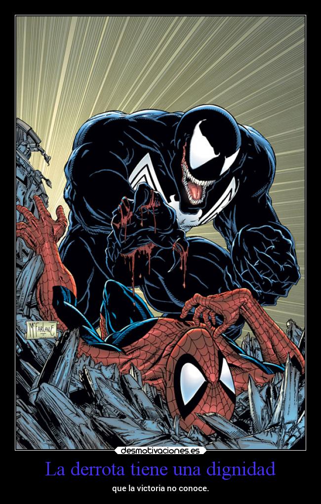 La derrota tiene una dignidad - que la victoria no conoce.