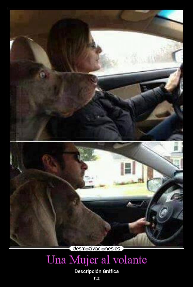 Una Mujer al volante -