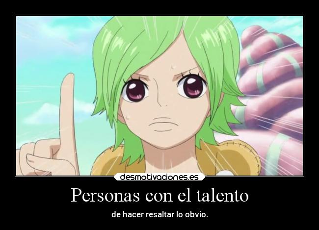 Personas con el talento -