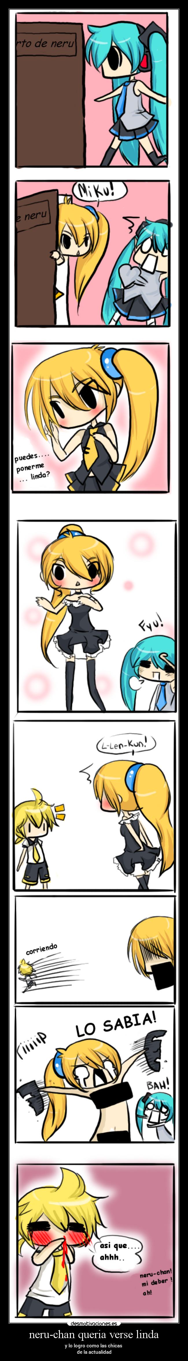 neru-chan queria verse linda - 