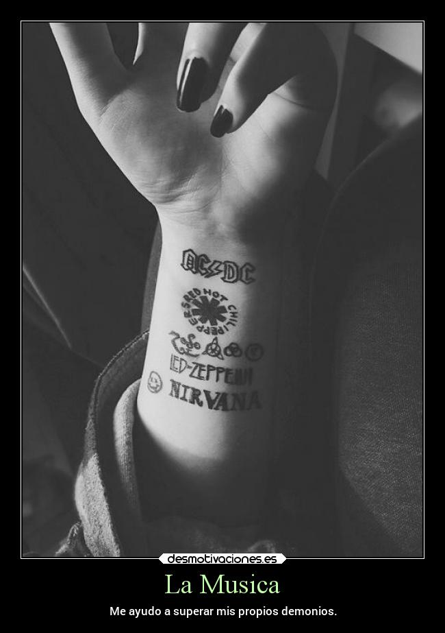 La Musica - Me ayudo a superar mis propios demonios.