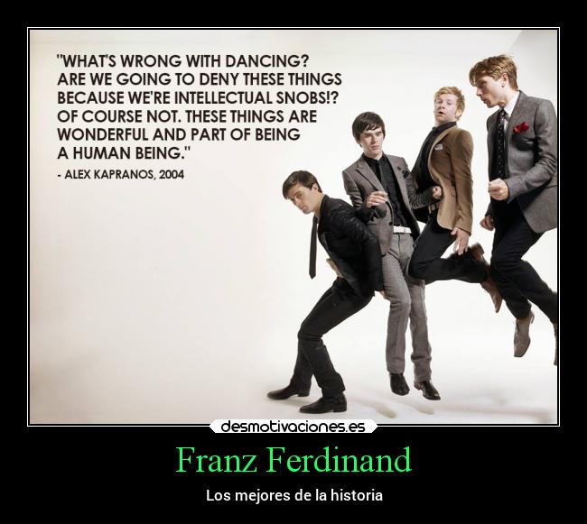 carteles musica franz ferdinand mejor desmotivaciones