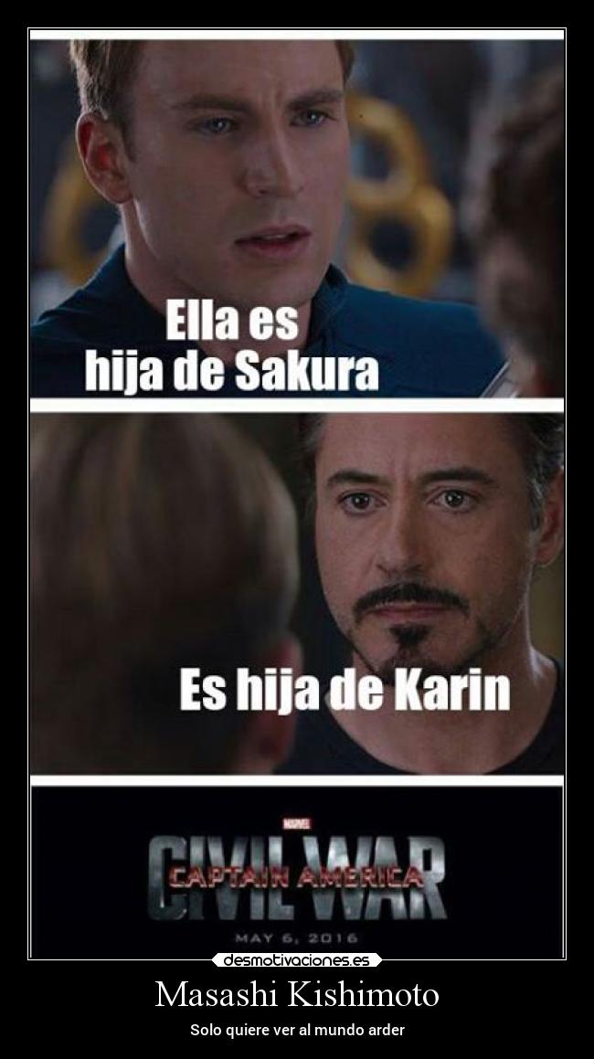 Masashi Kishimoto - Solo quiere ver al mundo arder