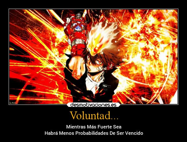 Voluntad... -