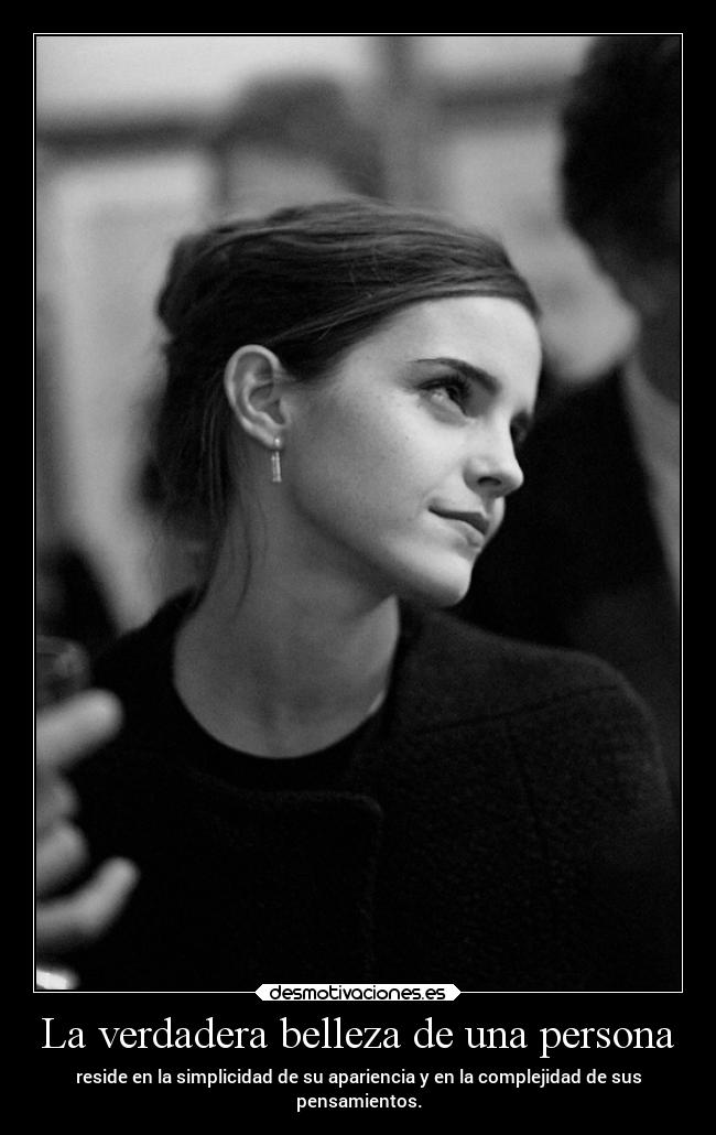La verdadera belleza de una persona - 
