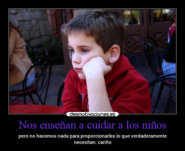 Nos enseñan a cuidar a los niños - 