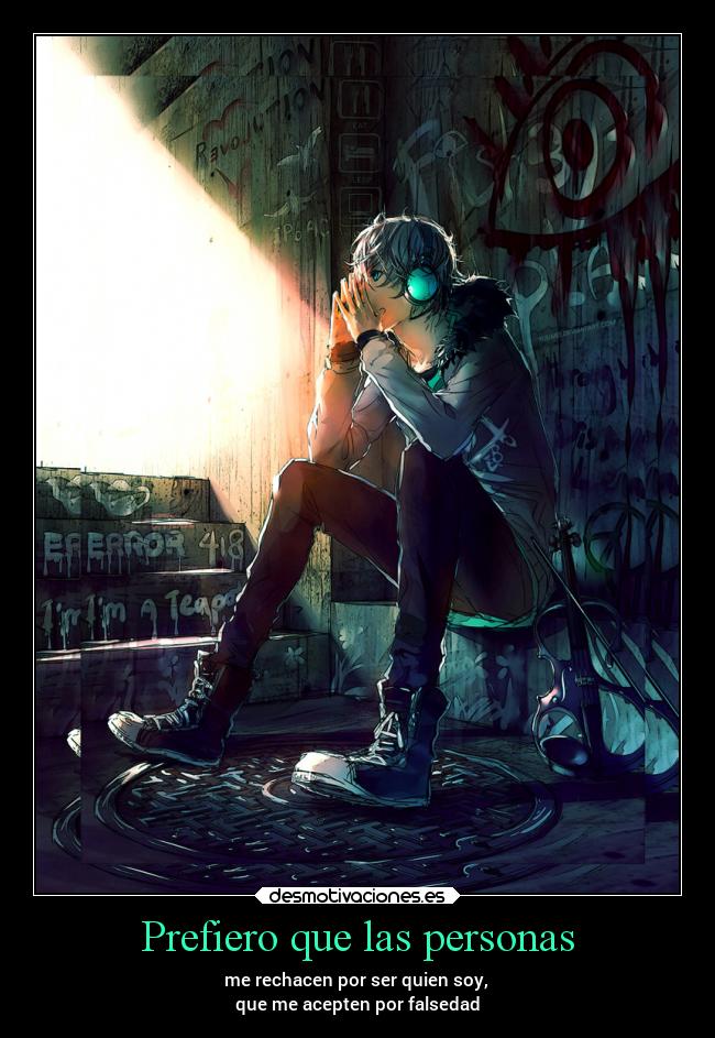 Prefiero que las personas -