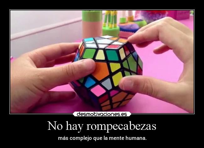 carteles pensamientos vida rubik rompecabezas mente lucy complejo desmotivaciones