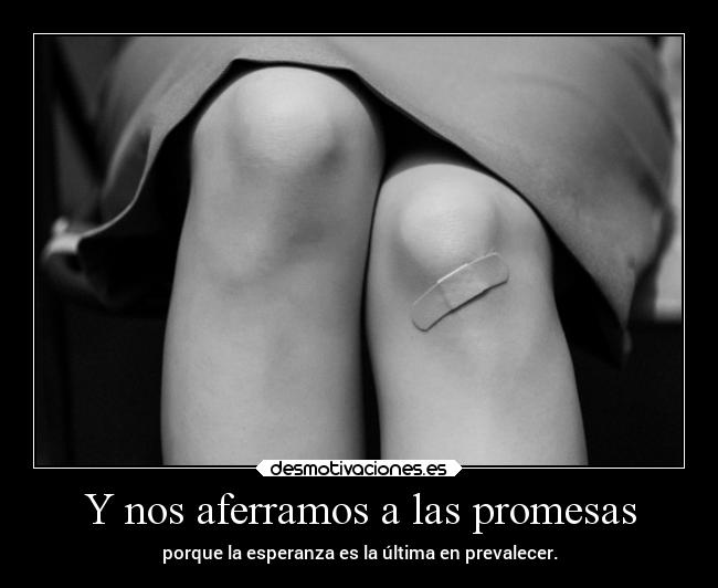 Y nos aferramos a las promesas - 