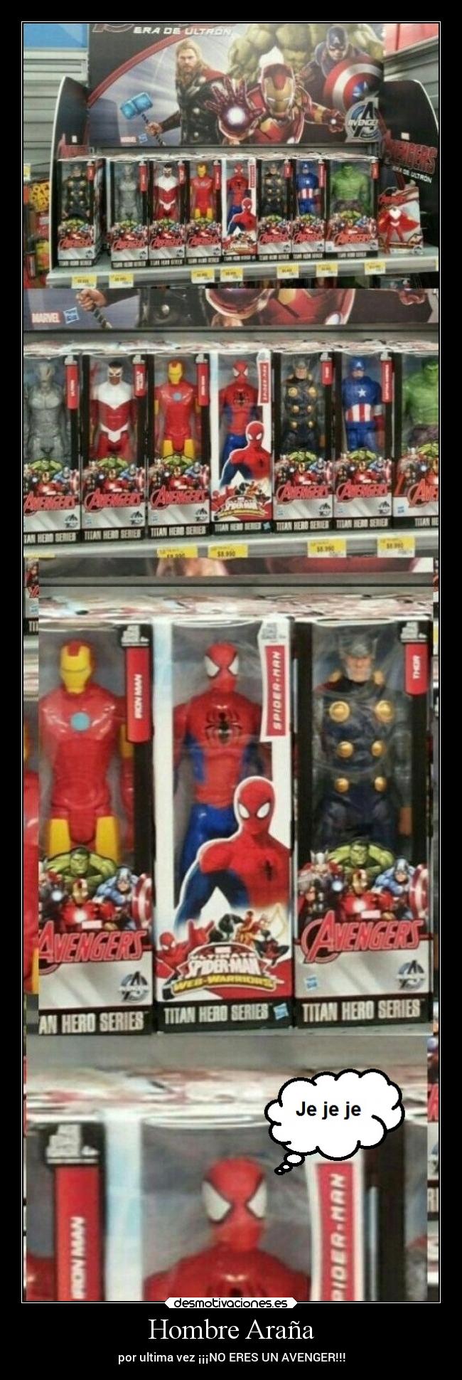 Hombre Araña - por ultima vez ¡¡¡NO ERES UN AVENGER!!!