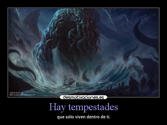 Hay tempestades -