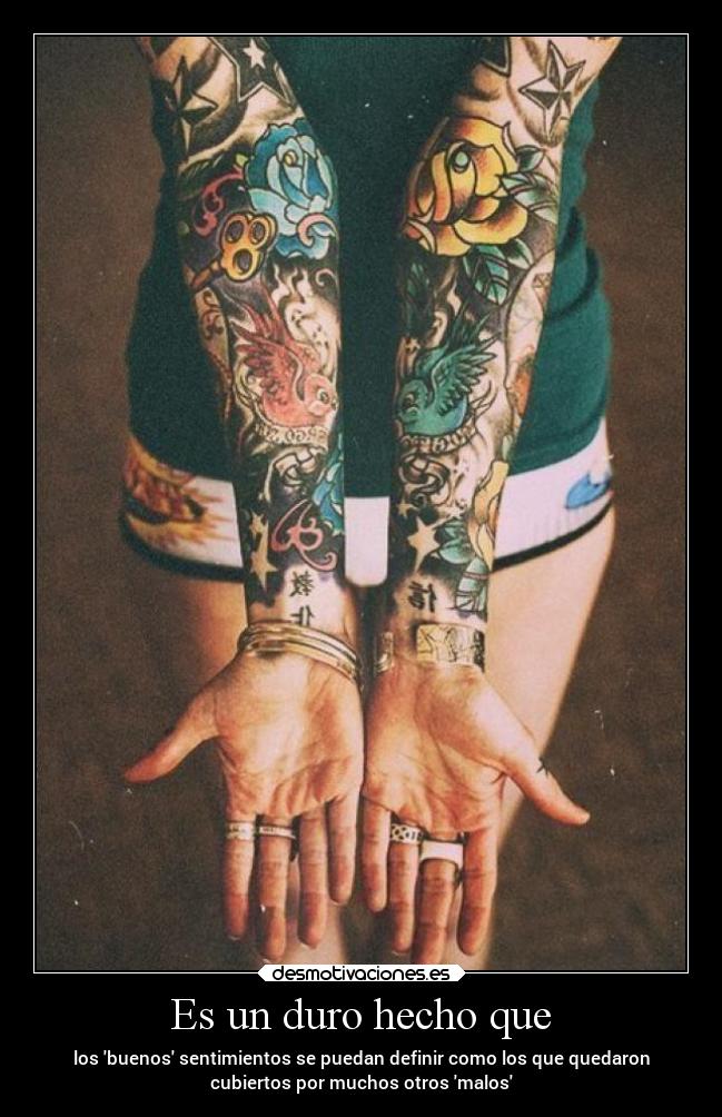 Es un duro hecho que -