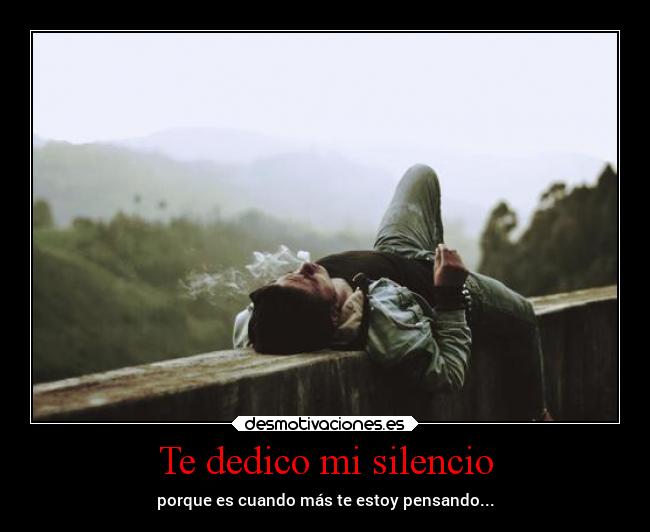 Te dedico mi silencio -