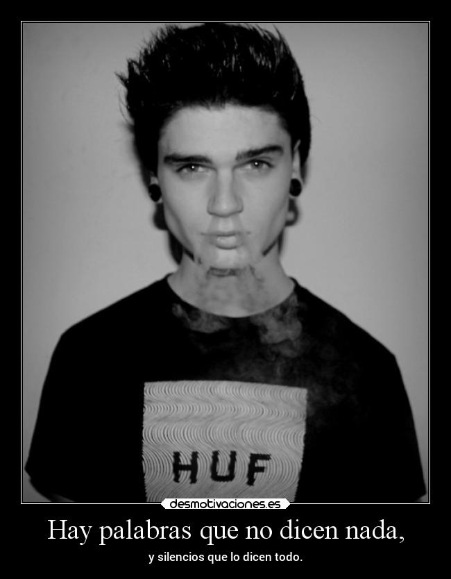 Hay palabras que no dicen nada, -