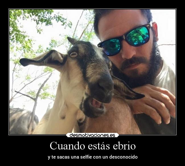 Cuando estás ebrio -