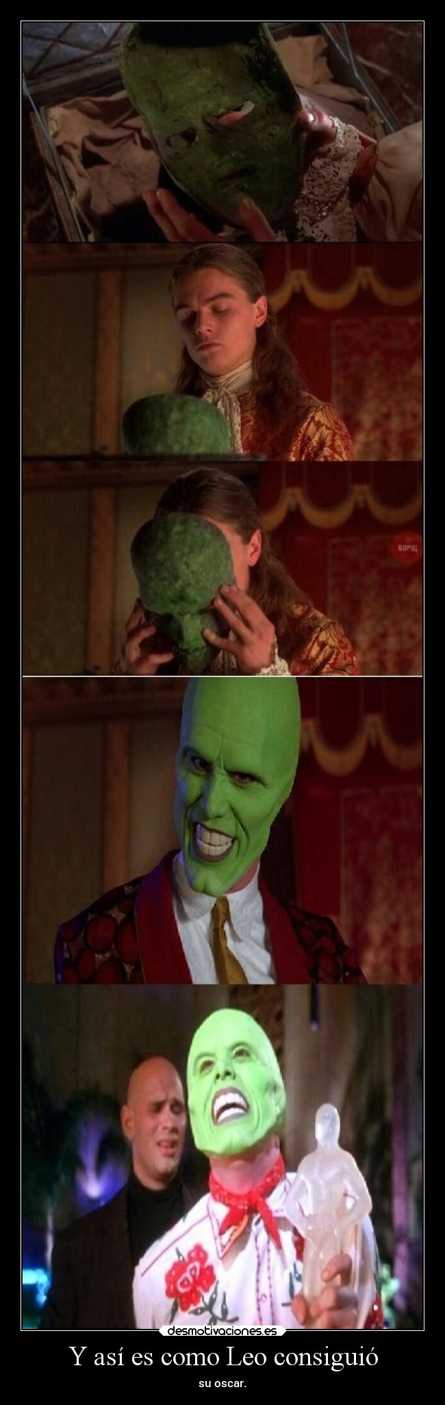 Y así es como Leo consiguió - su oscar.