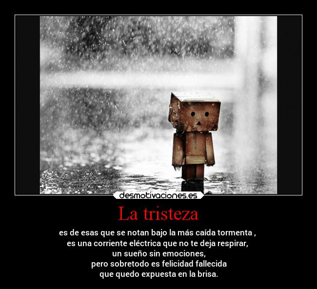 La tristeza - 