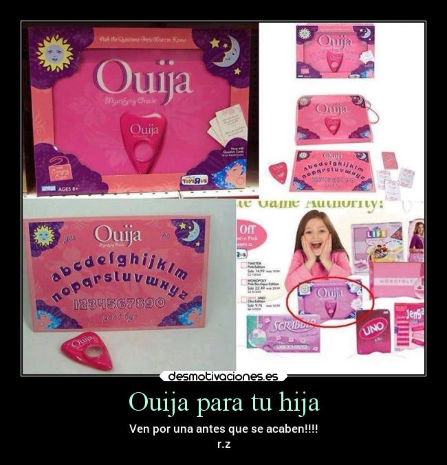 Ouija para tu hija -