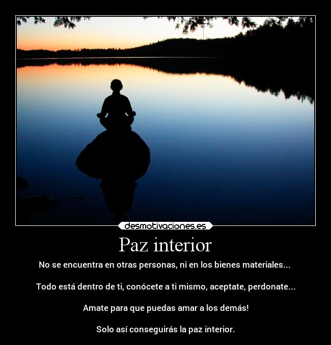 Paz interior - 