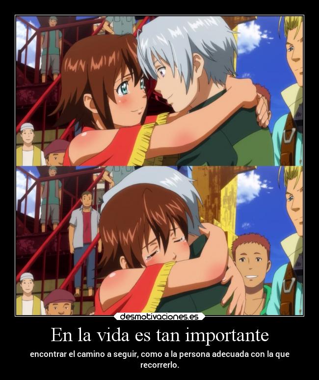 carteles vida amigos felicidad mundo amor anime raptorhunters harukaze manga suisei gargantia amy ledo love camino desmotivaciones