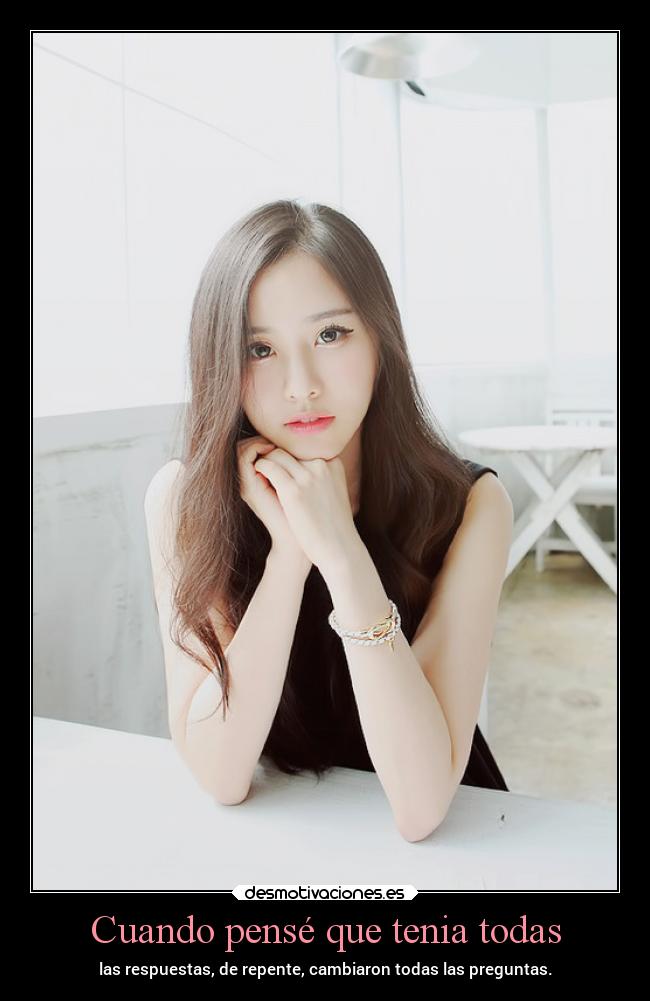 Cuando pensé que tenia todas -