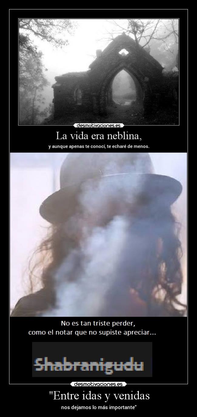 Entre idas y venidas - nos dejamos lo más importante