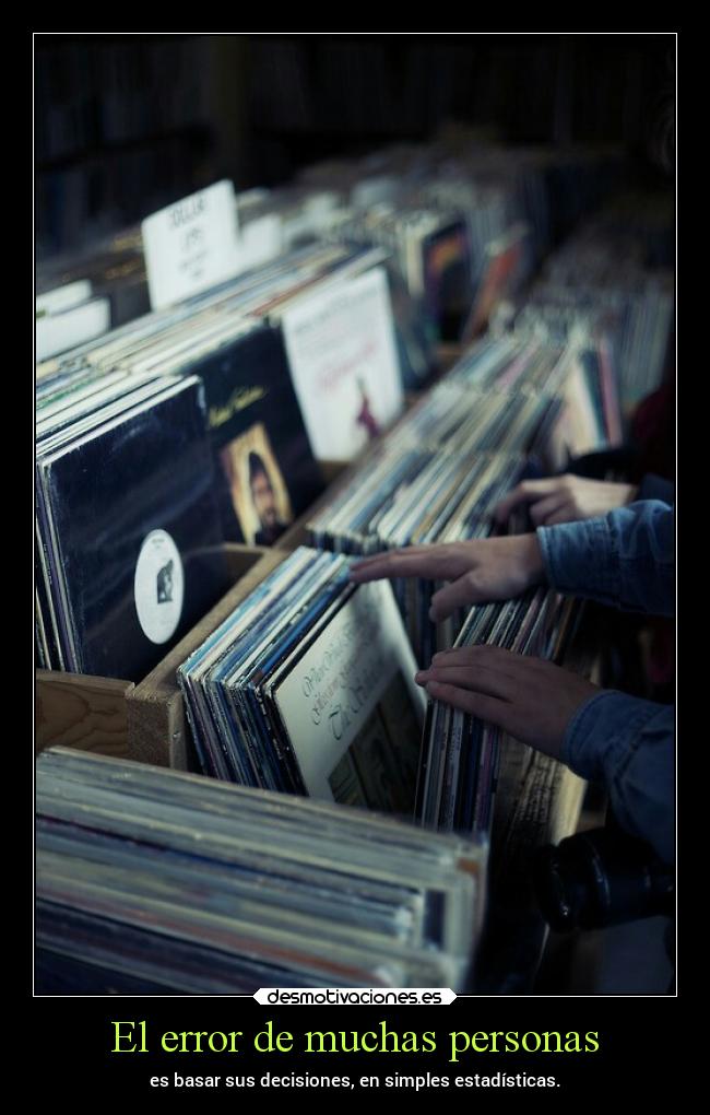 El error de muchas personas -