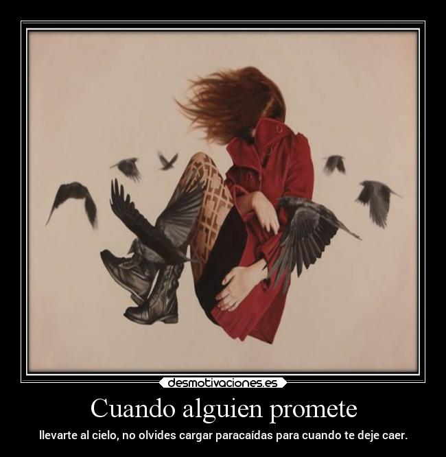 Cuando alguien promete - 