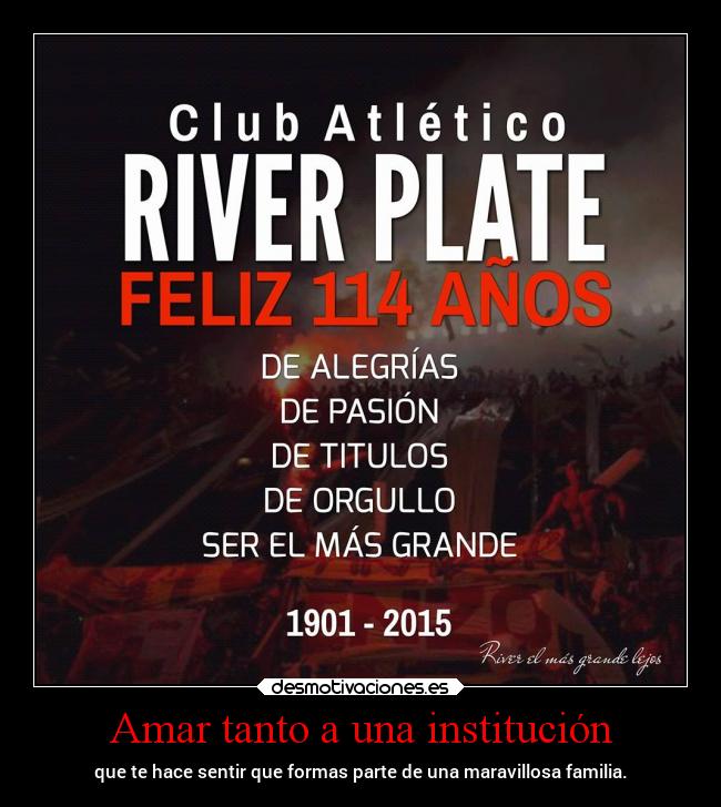 Amar tanto a una institución -